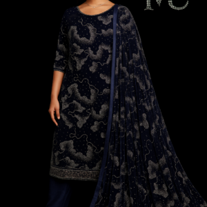 MC Royal Blue Velvet Elegance - Image 3