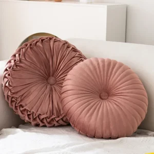Pumpkin Pillow Round Pink Seat - Image 5