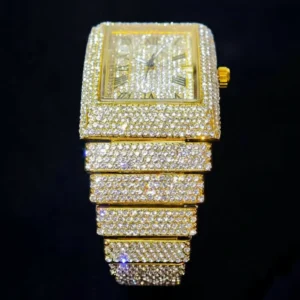 Luxury Gold Ice Watch Men Brand - Image 8