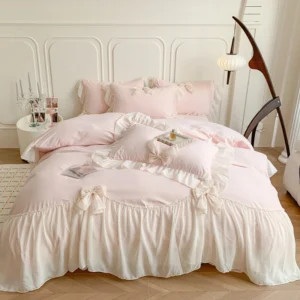 Bedding set ruffles Duvet Cover Set - Image 5