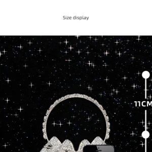Silver Designer Diamond Handbags - Image 5