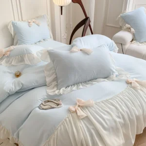 Bedding set ruffles Duvet Cover Set - Image 2