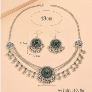 Women Bijoux Statement Collar Necklace Set - Image 2