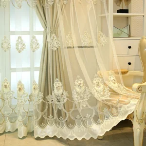 Elegant Double-Layer Curtains  - Image 7