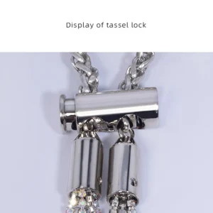 Silver Designer Diamond Handbags - Image 10