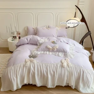 Bedding set ruffles Duvet Cover Set - Image 3