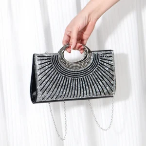 Luxury Diamond Handbag for Women - Image 4