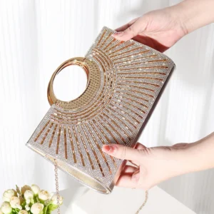 Luxury Diamond Handbag for Women - Image 5