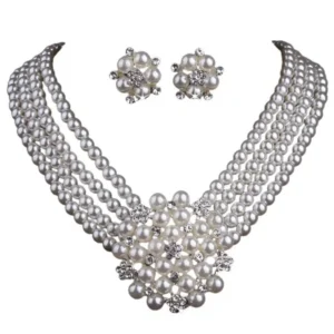 necklace earring jewelry set, - Image 6