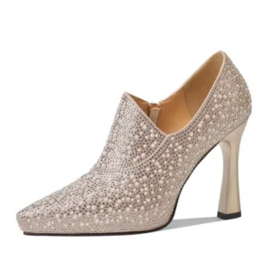Rhinestone High Heels Shoes - Image 5