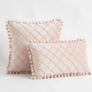 Velvet Lumbar Throw Pillow Covers - Image 11