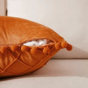 Velvet Lumbar Throw Pillow Covers - Image 19