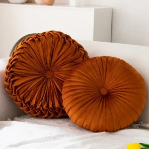 Pumpkin Pillow Round Pink Seat - Image 9