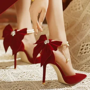 New Women Pumps Thin Heels - Image 7