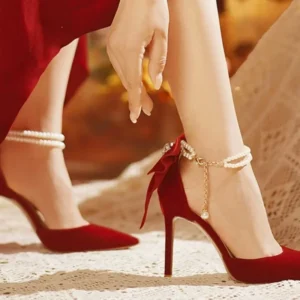 New Women Pumps Thin Heels - Image 4