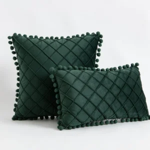 Velvet Lumbar Throw Pillow Covers - Image 5