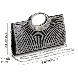 Luxury Diamond Handbag for Women - Image 10