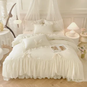 Bedding set ruffles Duvet Cover Set - Image 10