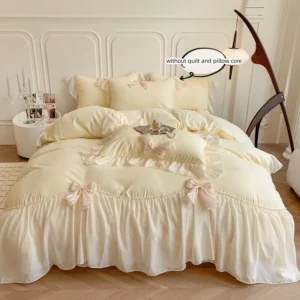 Bedding set ruffles Duvet Cover Set - Image 8