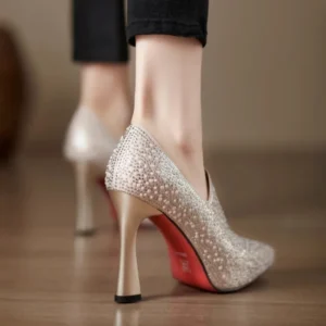 Rhinestone High Heels Shoes - Image 4
