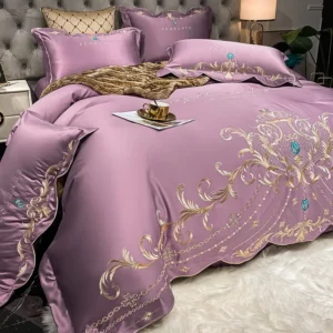Silk Quilt Cover Pure Cotton Bedding - Image 4