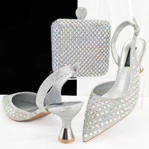 Women Italian Shoes And Bag Set - Image 1