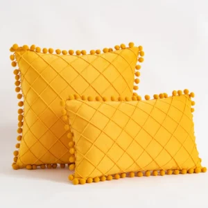 Velvet Lumbar Throw Pillow Covers - Image 10