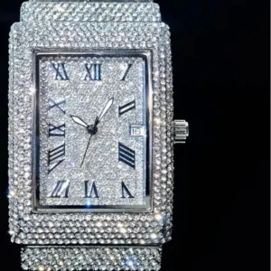 Luxury Gold Ice Watch Men Brand - Image 3